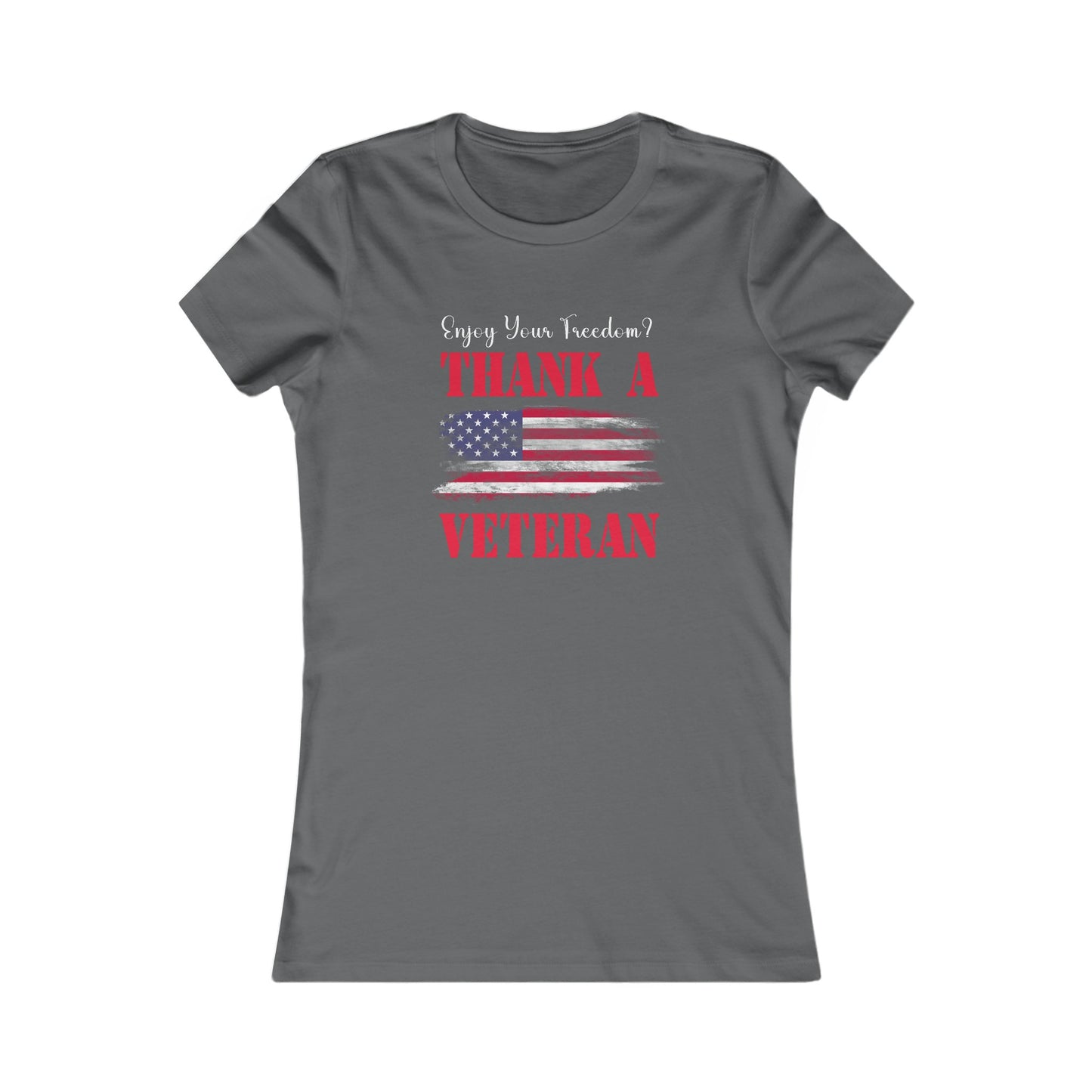 Enjoy Your Freedom Women's Fitted Tshirt (MM Color Logo) - Sweet Baby Jeez Teez