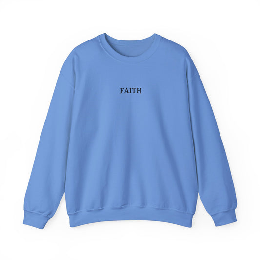 Have a Little Faith Women's Relaxed Sweatshirt (Black Logo) - Sweet Baby Jeez Teez