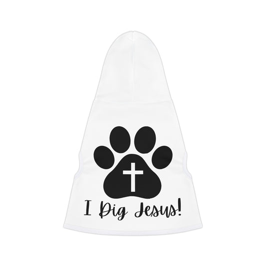 I Dig Jesus Doggo Hoodie (Black and White Logo)