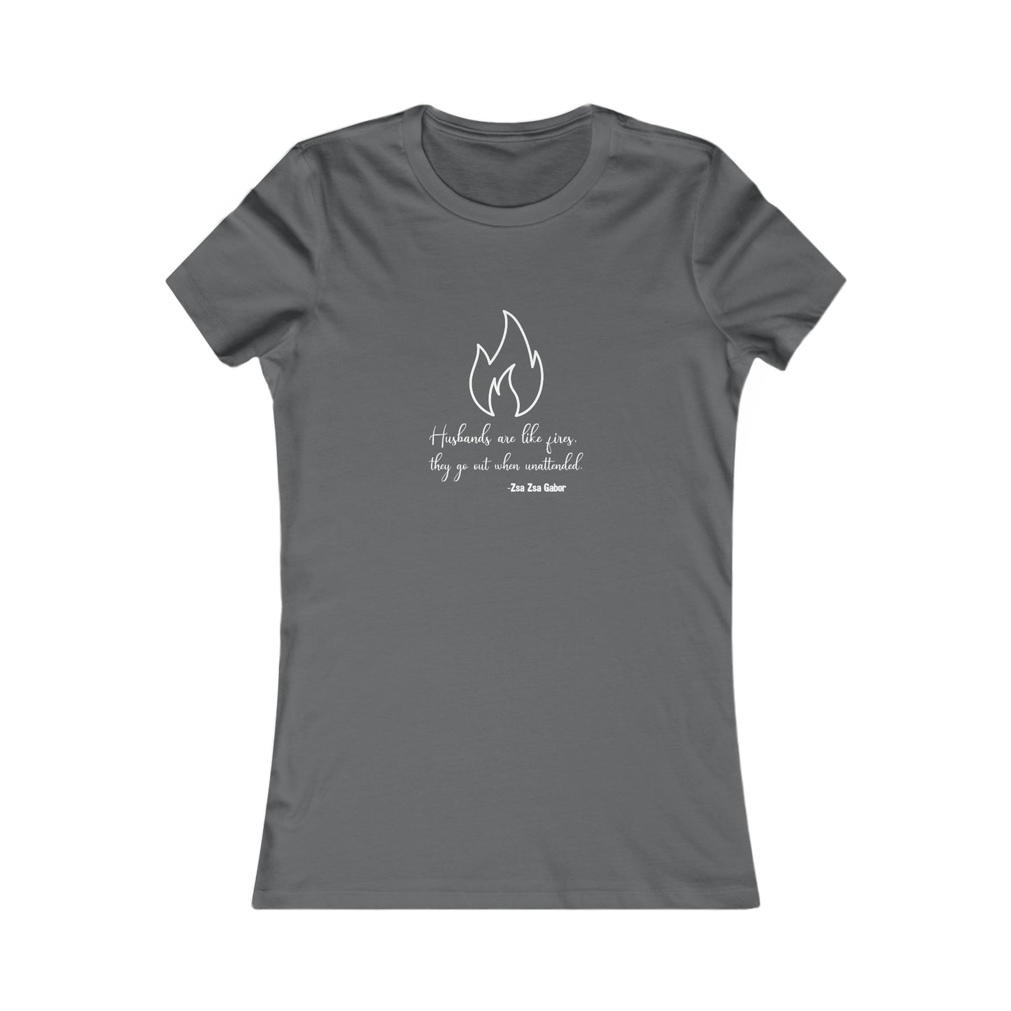 Fires Women's Fitted Tshirt (IM - White Logo) - Sweet Baby Jeez Teez