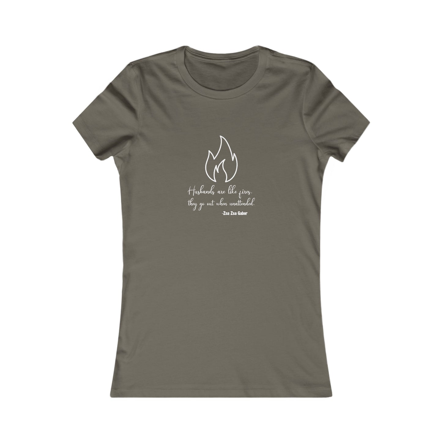 Fires Women's Fitted Tshirt (IM - White Logo) - Sweet Baby Jeez Teez