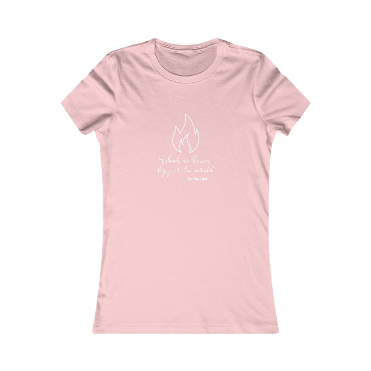 Fires Women's Fitted Tshirt (IM - White Logo) - Sweet Baby Jeez Teez