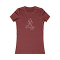 Fires Women's Fitted Tshirt (IM - White Logo) - Sweet Baby Jeez Teez