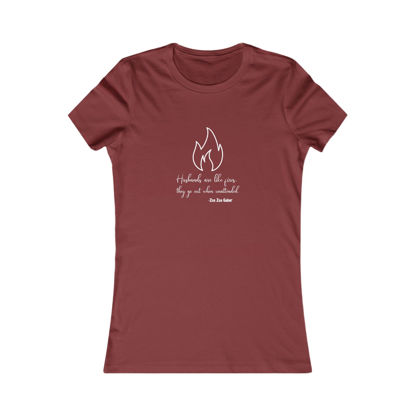 Fires Women's Fitted Tshirt (IM - White Logo) - Sweet Baby Jeez Teez