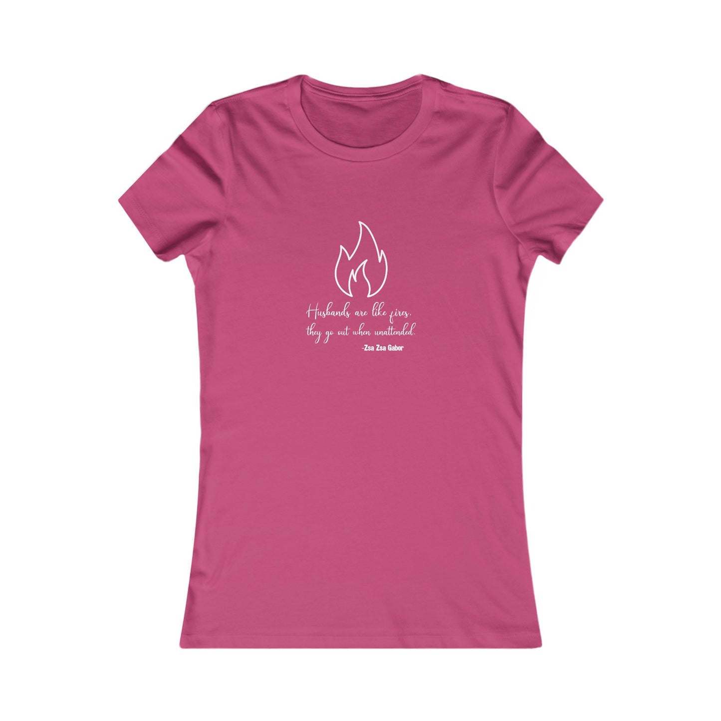 Fires Women's Fitted Tshirt (IM - White Logo) - Sweet Baby Jeez Teez