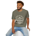 Mountains Men's Tshirt (Tan Logo) - Sweet Baby Jeez Teez