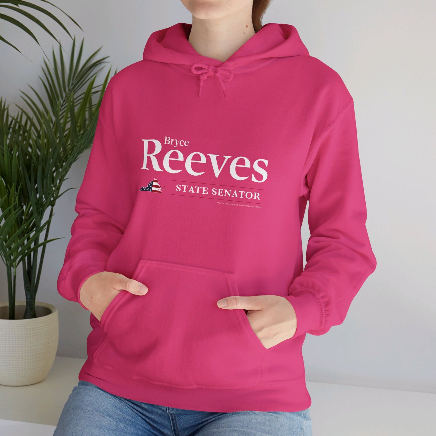 Senator Bryce Reeves Unisex Hoodie (White Logo) - Sweet Baby Jeez Teez