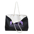 ARS Logo Black Weekender Bag (T Lilac Logo)