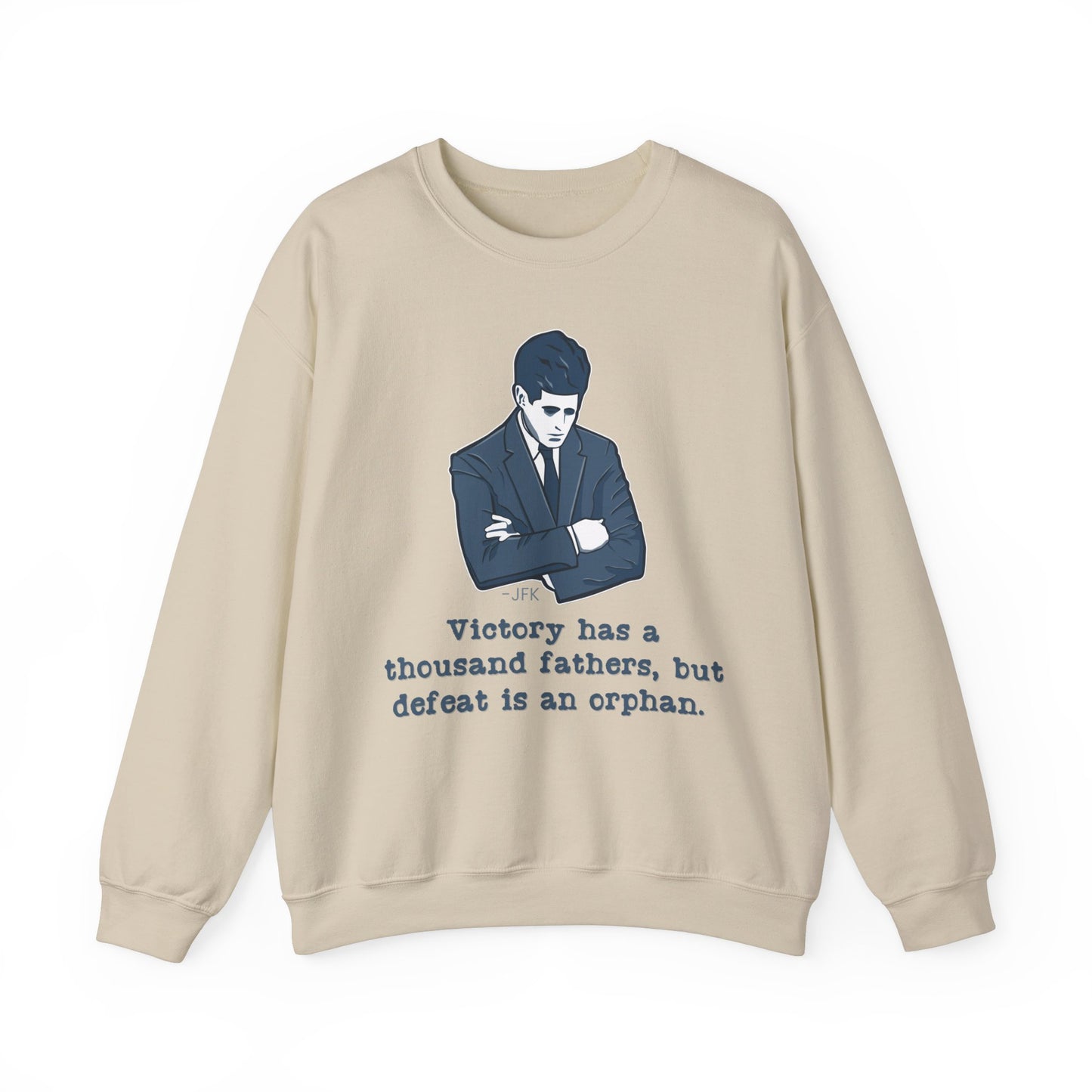 JFK Thousand Fathers Women's Relaxed Sweatshirt (IW Blues Logo) - Sweet Baby Jeez Teez