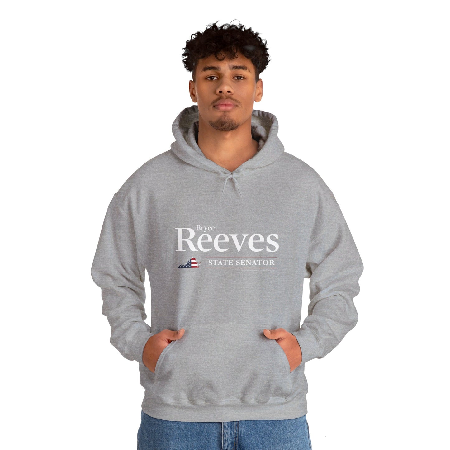 Senator Bryce Reeves Unisex Hoodie (White Logo) - Sweet Baby Jeez Teez