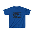 This Boy Loves Jesus Kid's Tshirt