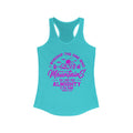 Mountains Women's Racerback Tank (Hot Pink Logo) - Sweet Baby Jeez Teez