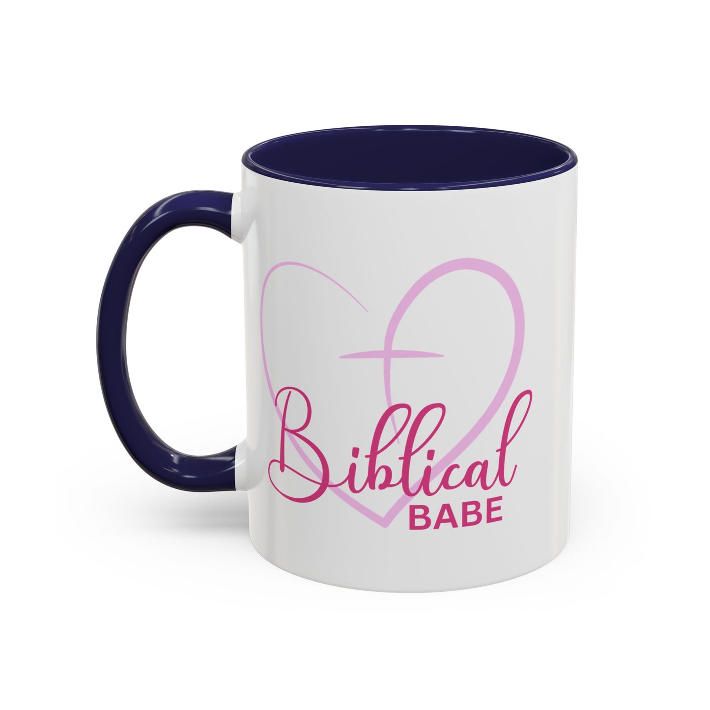 Biblical Babe Coffee Mug w/ Accent Color - Sweet Baby Jeez Teez