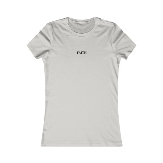 Have a Little Faith Women's Tshirt (Black Logo)