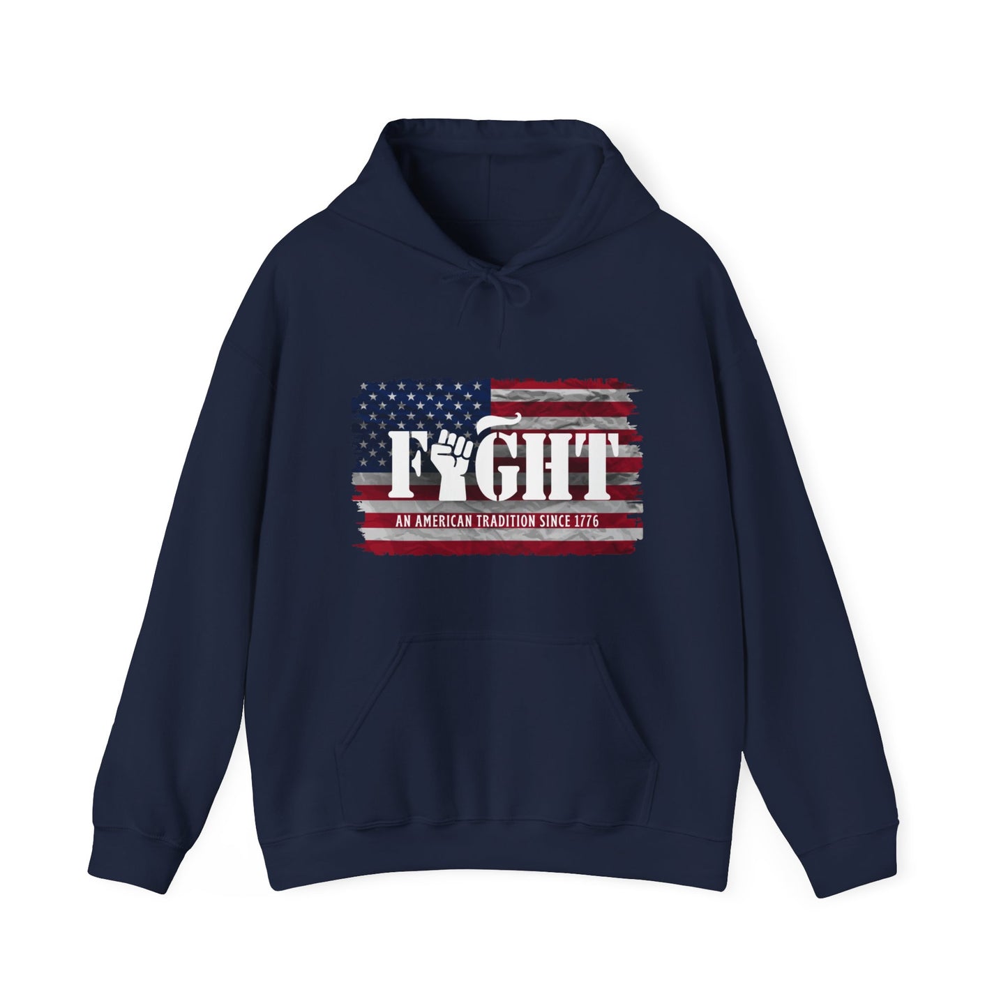 Fight Flag Men's Hoodie - Sweet Baby Jeez Teez