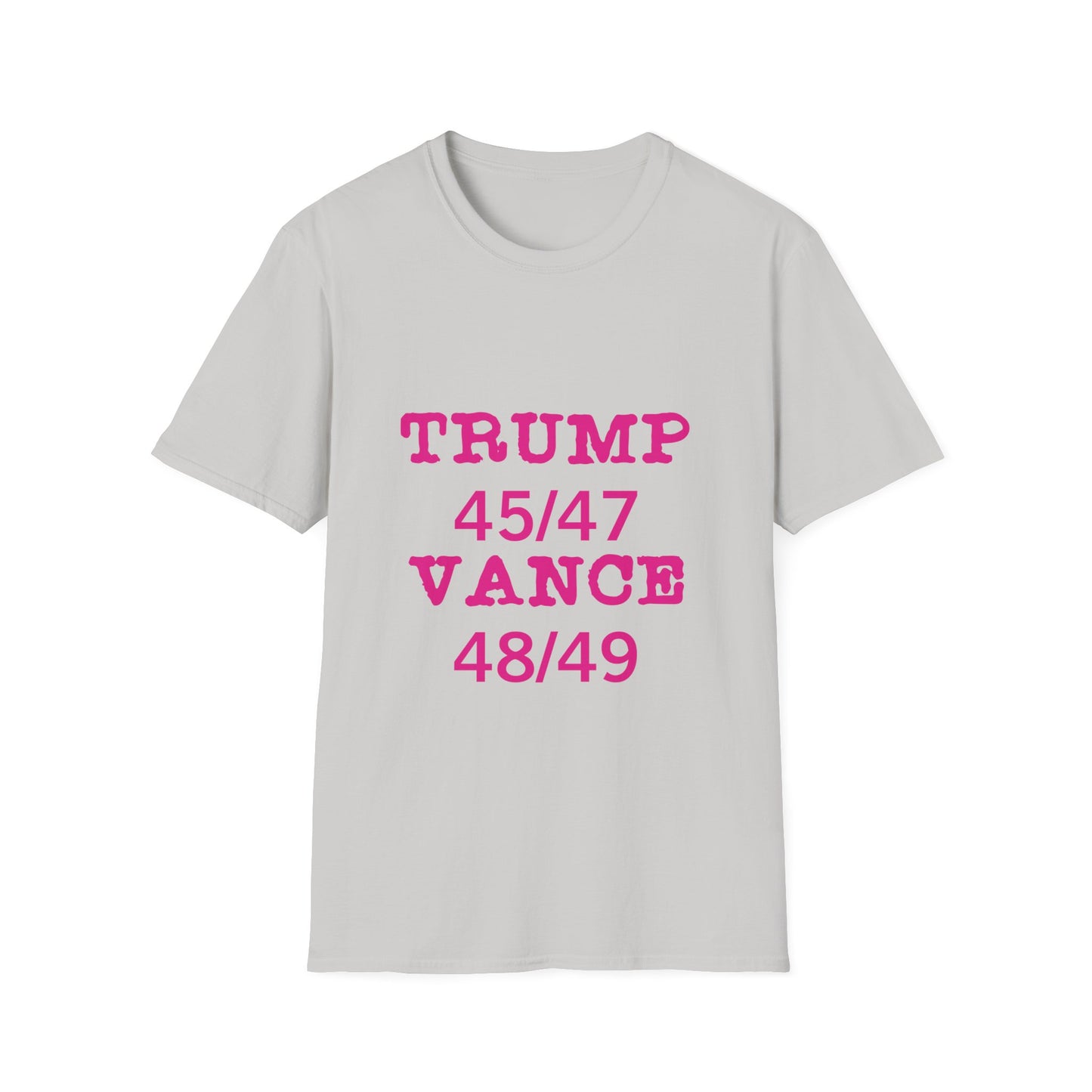 Trump/Vance Women's Relaxed/Plus Tshirt (Hot Pink Logo) - Sweet Baby Jeez Teez