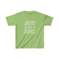 Jesus Saves Bruh Boy's Tshirt (White Logo) - Sweet Baby Jeez Teez