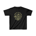 Mountains Boy's Tshirt (Khaki Logo) - Sweet Baby Jeez Teez