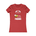 Bee Friends Women's Fitted Tshirt (ARS - Cartoon Logo) - Sweet Baby Jeez Teez