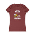 Bee Friends Women's Fitted Tshirt (ARS - Cartoon Logo) - Sweet Baby Jeez Teez