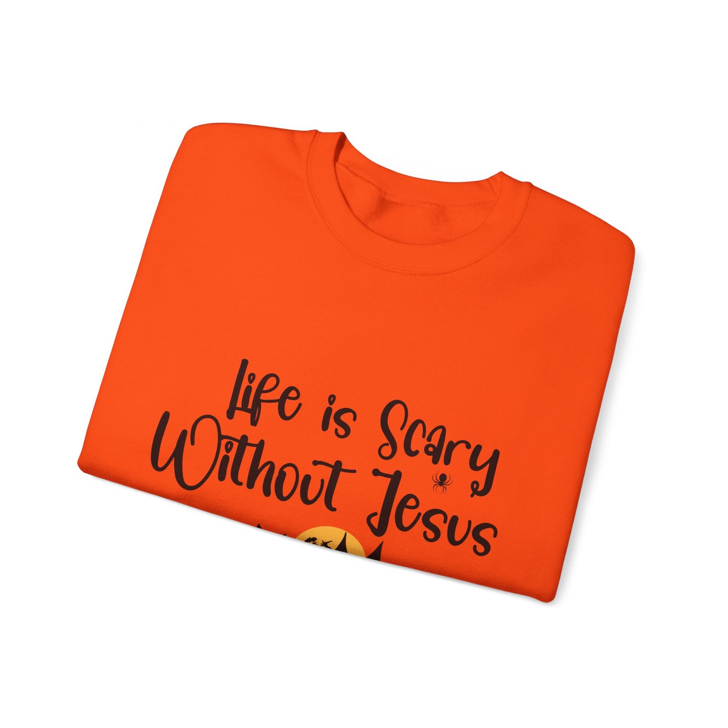 Life is Scary Women's Relaxed Sweatshirt - Sweet Baby Jeez Teez