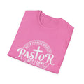 Pastor Women's Relaxed/Plus Tshirt (White Logo)