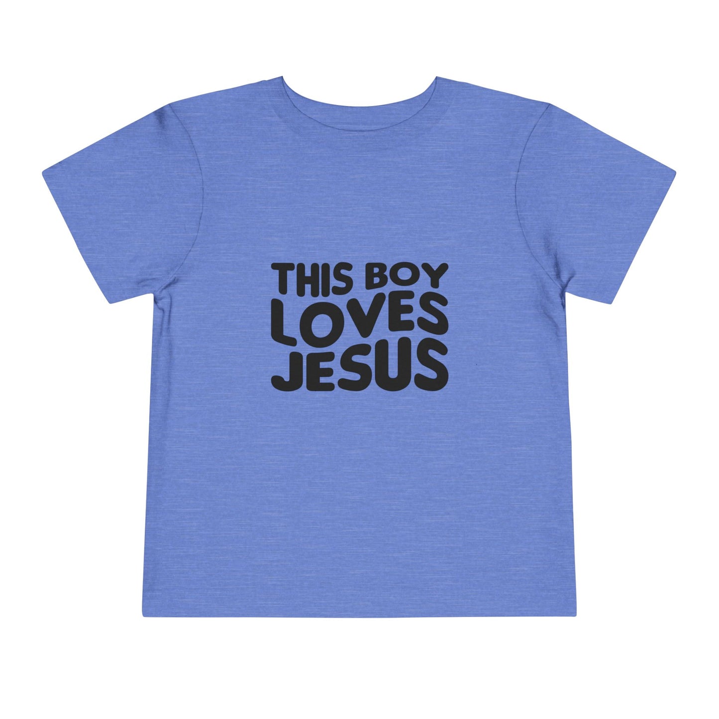 This Boy Loves Jesus Toddler Tshirt