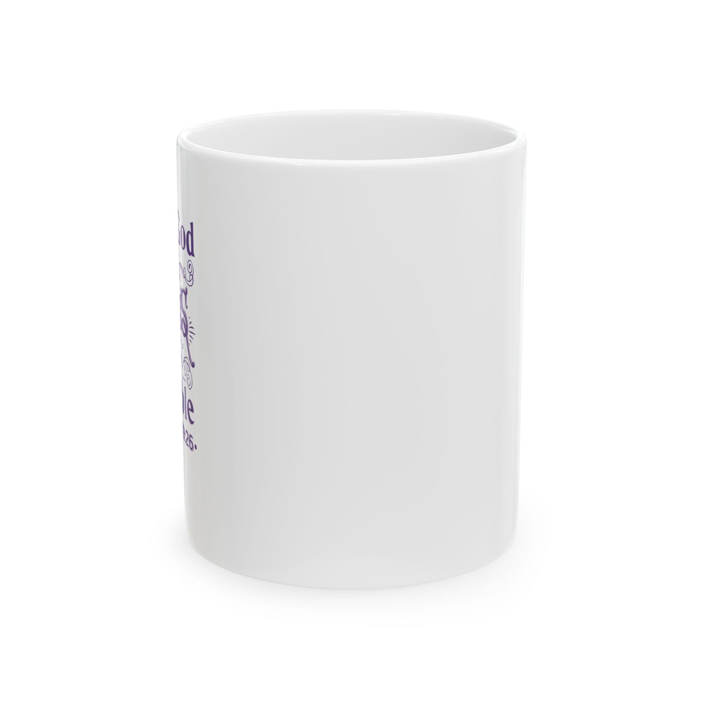 With God Mug (Purple Logo) - Sweet Baby Jeez Teez