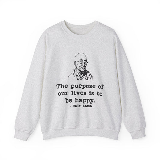 Purpose of Life Men's Sweatshirt (IW Black Logo) - Sweet Baby Jeez Teez