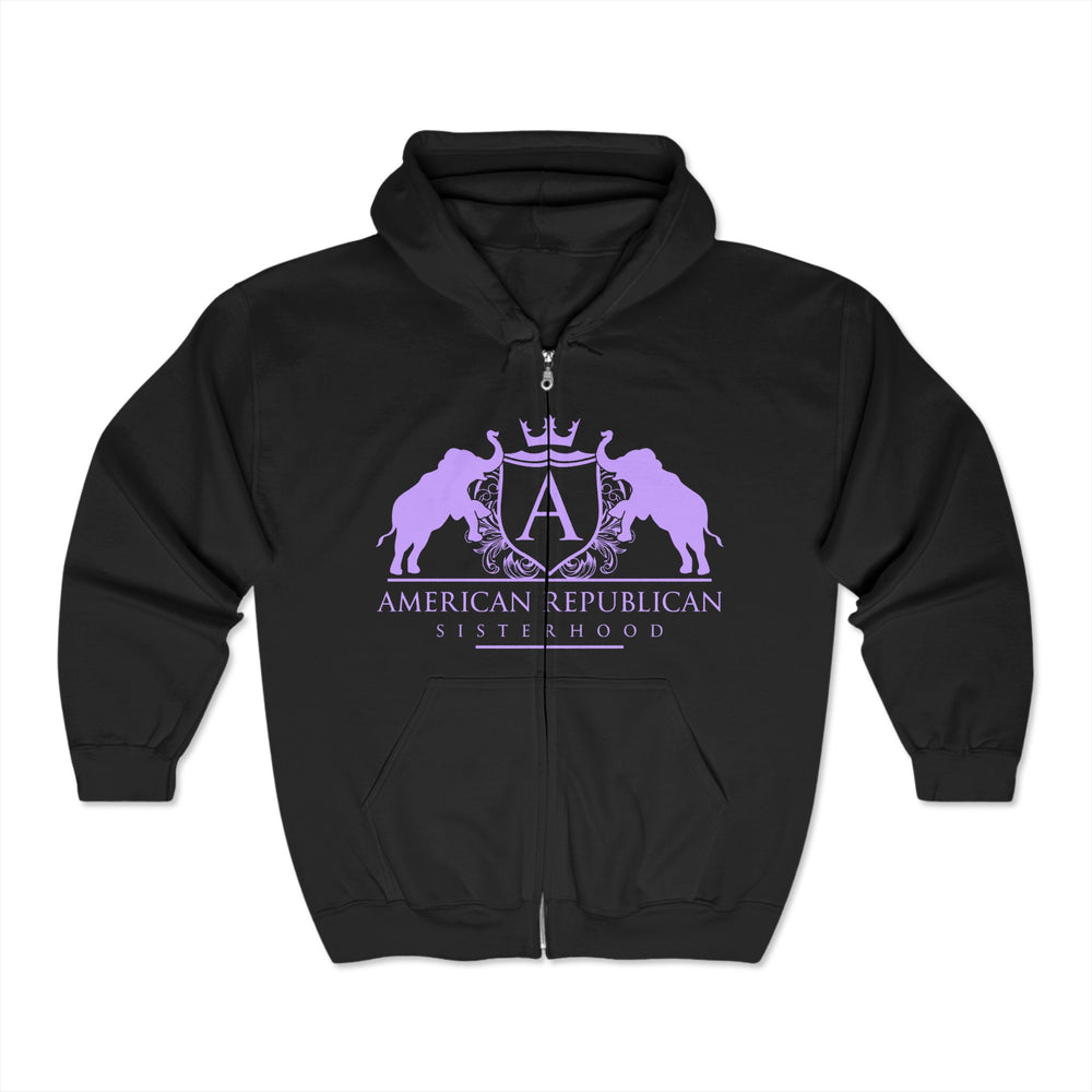 ARS Logo Ladies Full-Zip Hoodie (ARS - T Lilac)