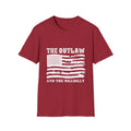 Outlaw Men's Tshirt (White Logo) - Sweet Baby Jeez Teez