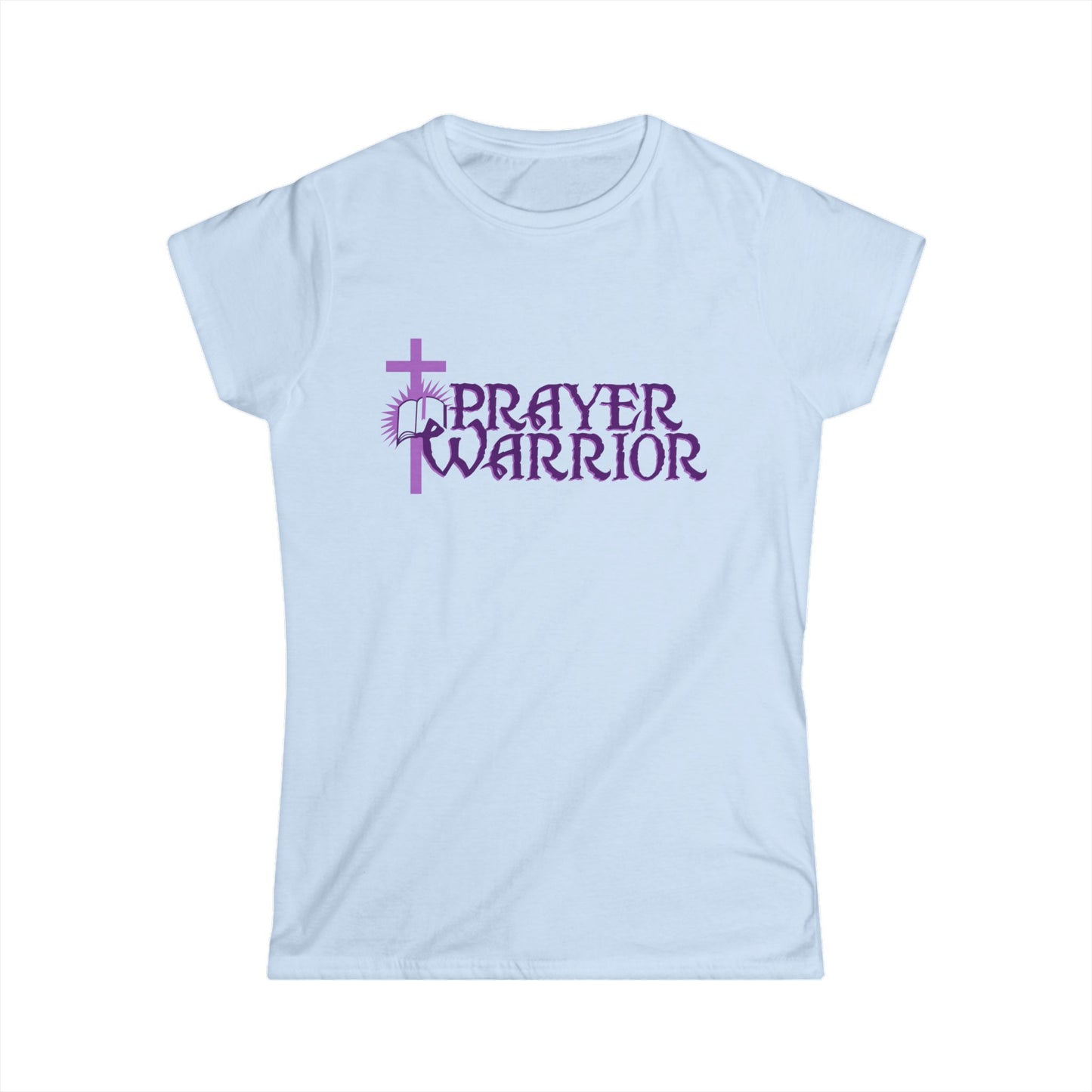 Purple Prayer Warrior Women's Semi-Fitted Tshirt