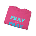 Pray On It Women's Relaxed Sweatshirt (Teals Logo) - Sweet Baby Jeez Teez