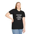 Trump/Vance Women's Relaxed/Plus Tshirt (White Logo) - Sweet Baby Jeez Teez