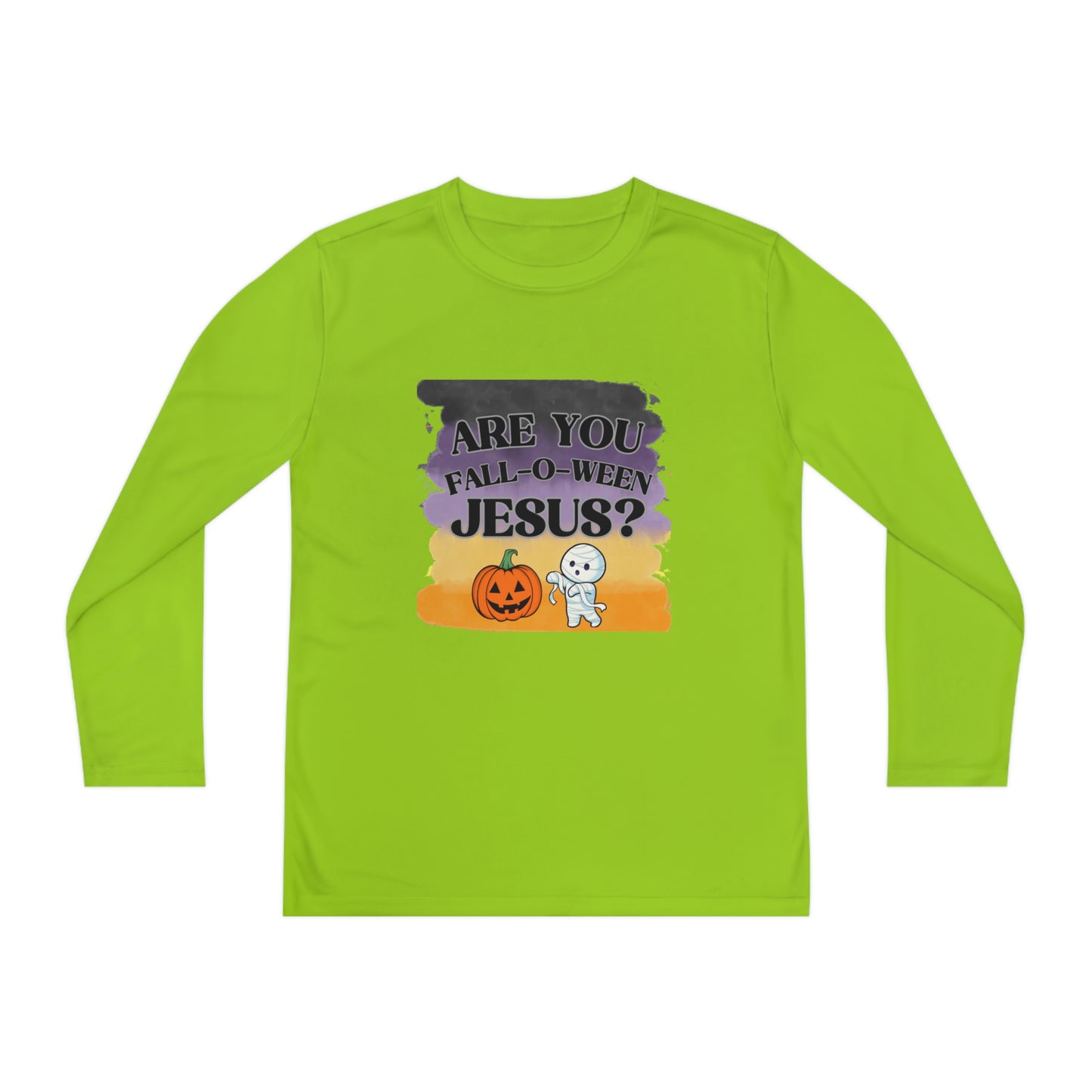 Fall-O-Ween Kids Unisex Long Sleeve Tshirt - Sweet Baby Jeez Teez