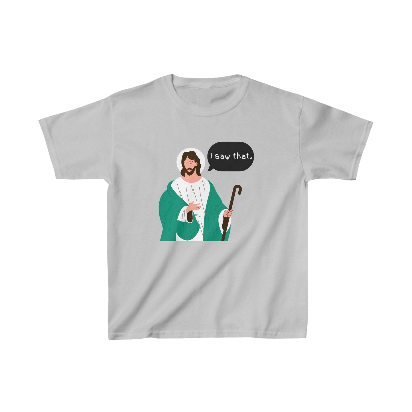 I Saw That Kids Unisex Tshirt (Cartoon Logo) - Sweet Baby Jeez Teez