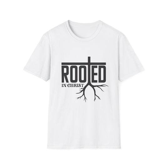 Rooted Men's Tshirt (Black Logo)