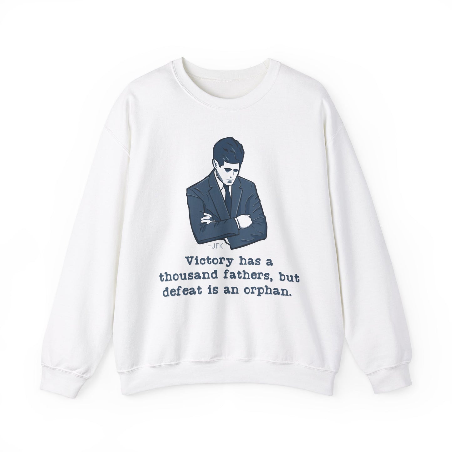 JFK Thousand Fathers Women's Relaxed Sweatshirt (IW Blues Logo) - Sweet Baby Jeez Teez