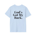 God's Got My Back Men's Tshirt (Black Logo)
