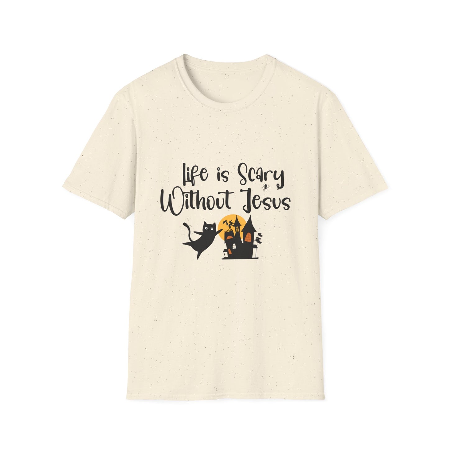 Life is Scary Men's Tshirt - Sweet Baby Jeez Teez