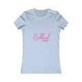 Biblical Babe Women's Fitted Tshirt (Pink Heart Logo) - Sweet Baby Jeez Teez