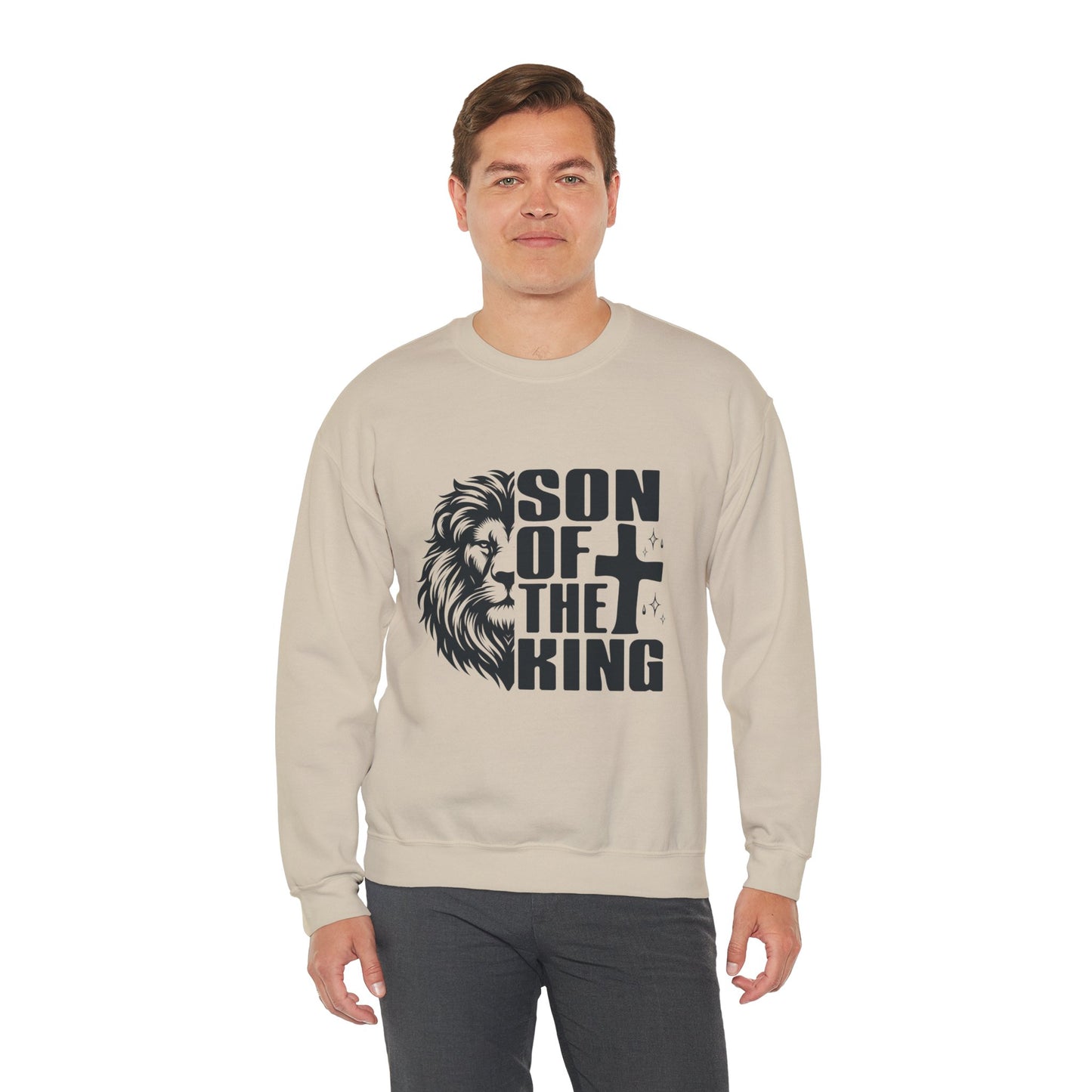 Son of the King Men's Sweatshirt (Black Logo)