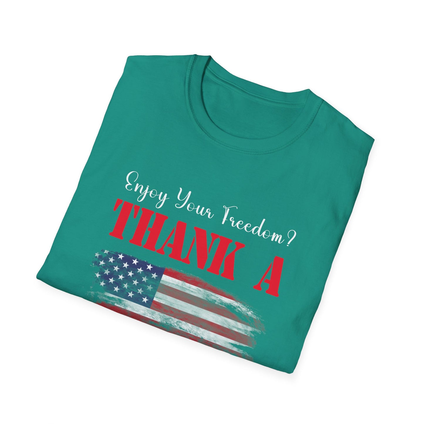 Enjoy Your Freedom Women's Relaxed/Plus Tshirt (MM Color Logo) - Sweet Baby Jeez Teez