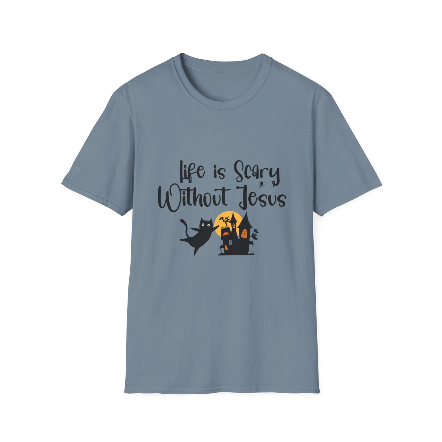 Life is Scary Men's Tshirt - Sweet Baby Jeez Teez