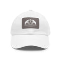 Women's Dad Hat with Leather Patch (ARS - White Logo) - Sweet Baby Jeez Teez