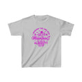 Mountains Girl's Tshirt (Hot Pink Logo) - Sweet Baby Jeez Teez