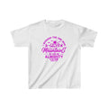 Mountains Girl's Tshirt (Hot Pink Logo) - Sweet Baby Jeez Teez