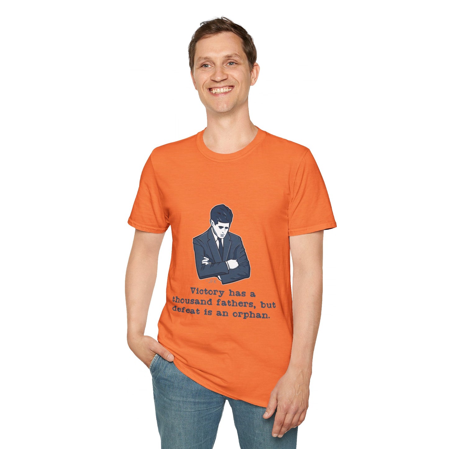 JFK Thousand Fathers Men's Tshirt (IW Blues Logo) - Sweet Baby Jeez Teez