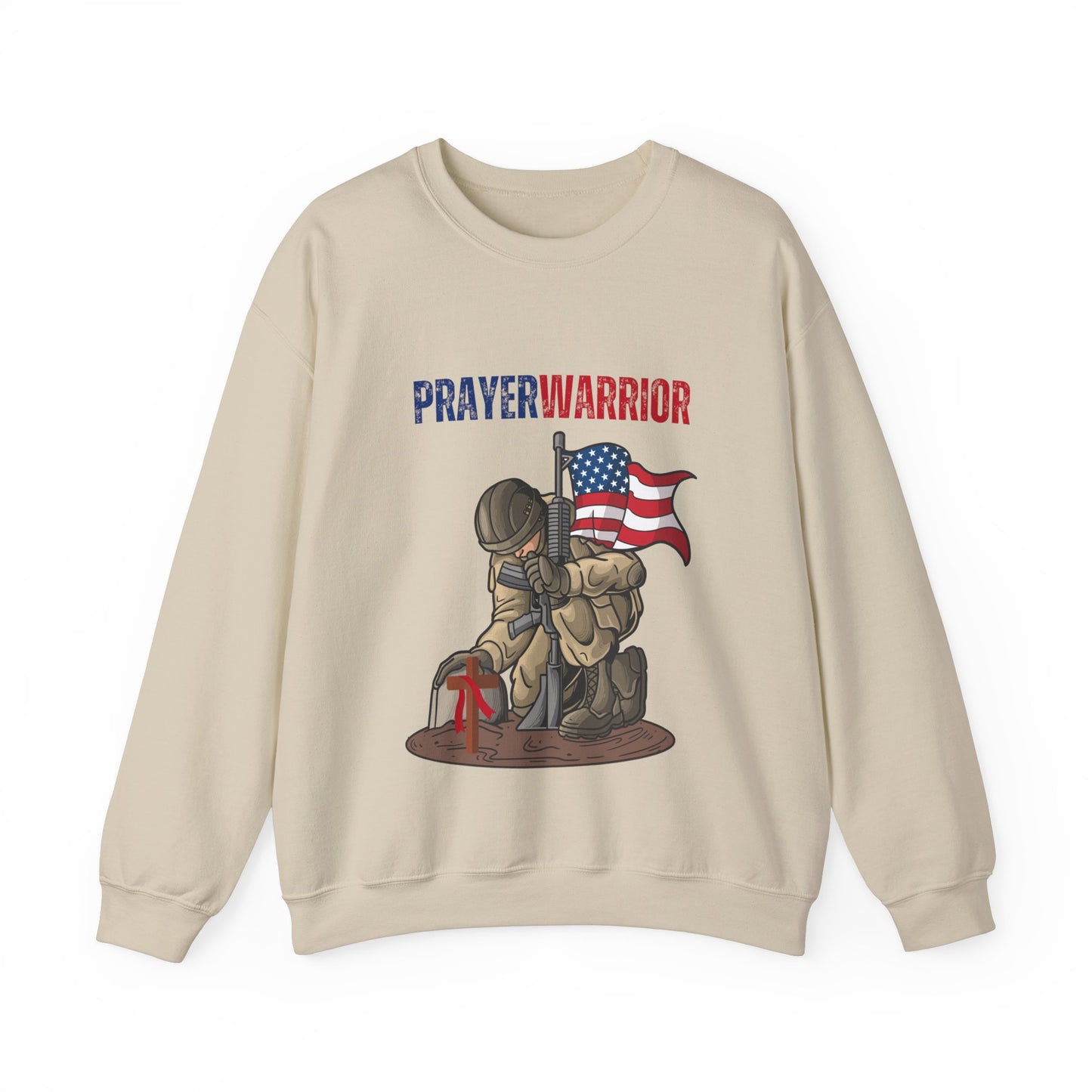 Prayer Warrior Soldier Men's Sweatshirt