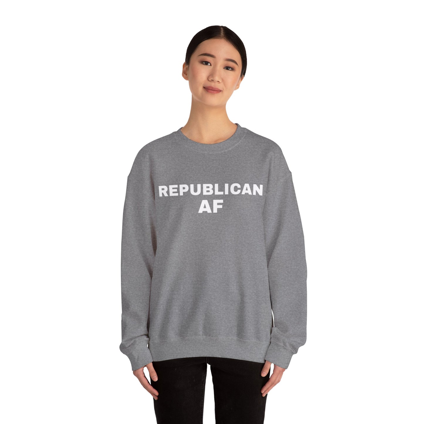 Republican AF Women's Sweatshirt (White Logo)